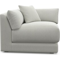malibu gray corner chair   