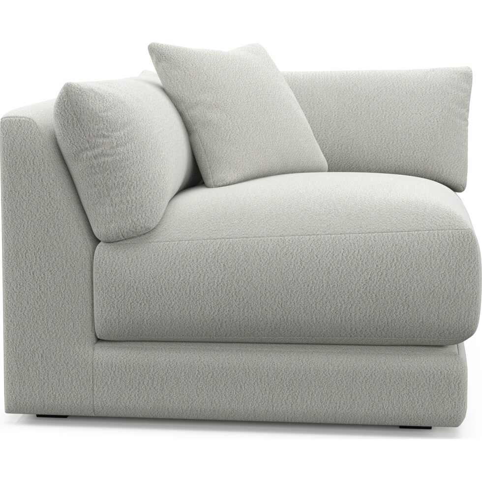 malibu gray corner chair   