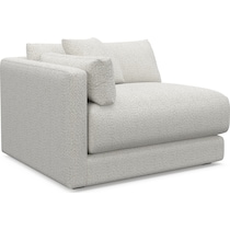 malibu gray left arm facing chair   