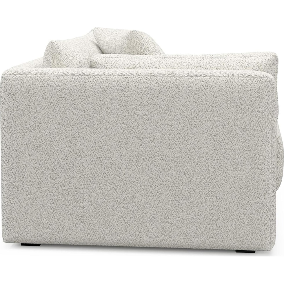 malibu gray left arm facing chair   