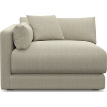malibu gray left arm facing chair   