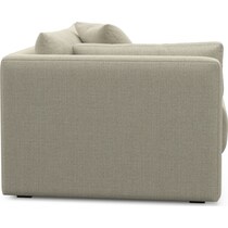 malibu gray left arm facing chair   