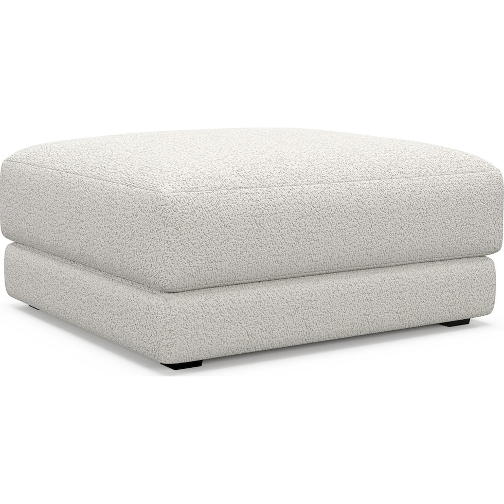 malibu gray ottoman   