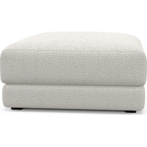 malibu gray ottoman   