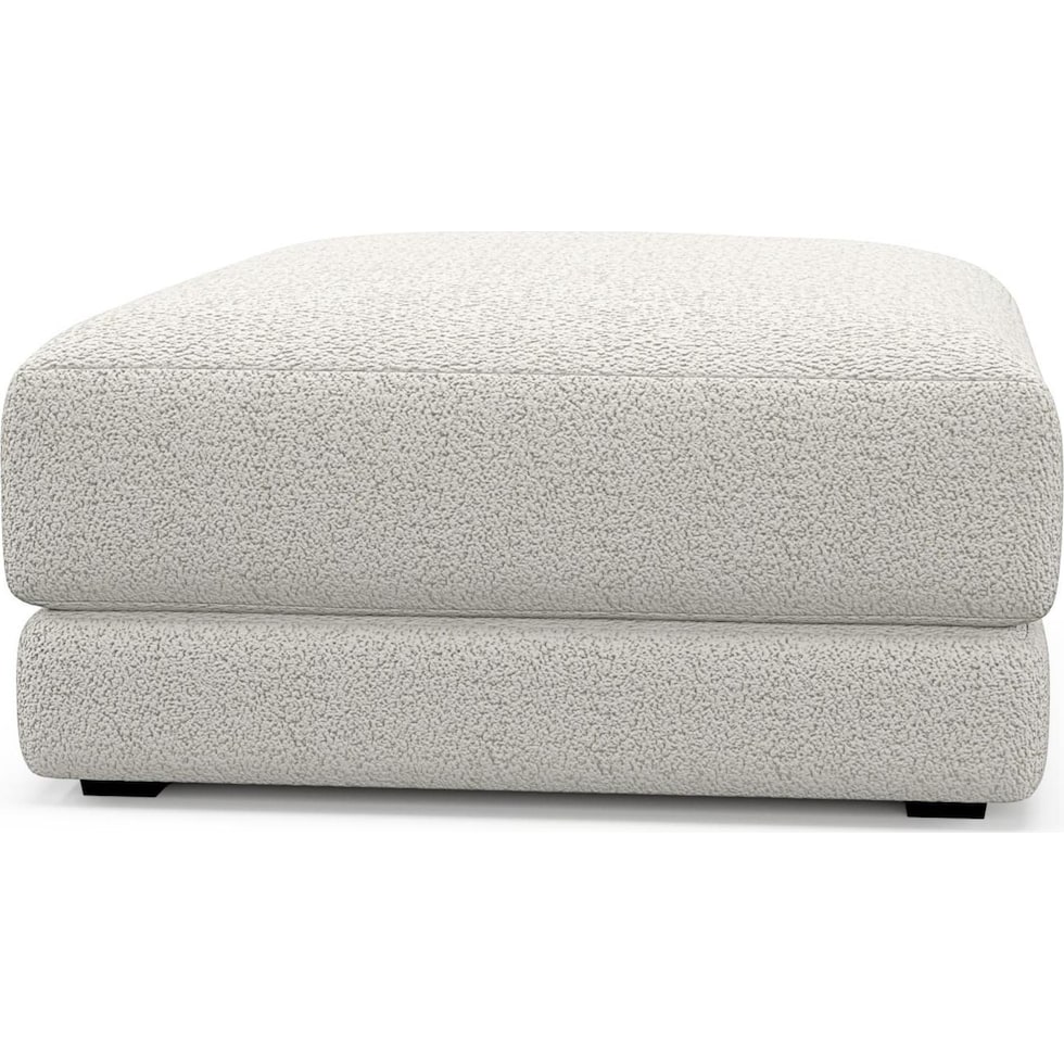malibu gray ottoman   