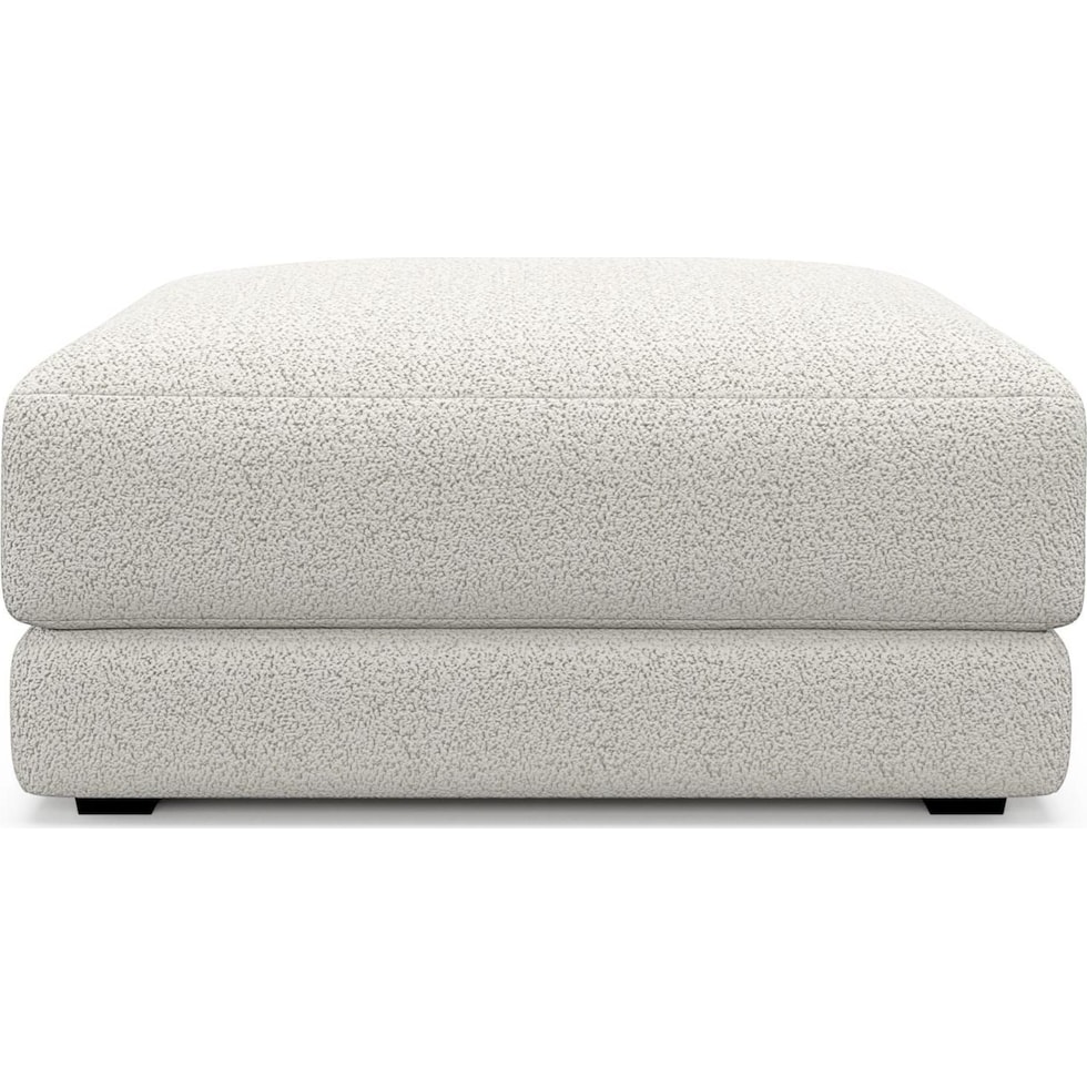 malibu gray ottoman   