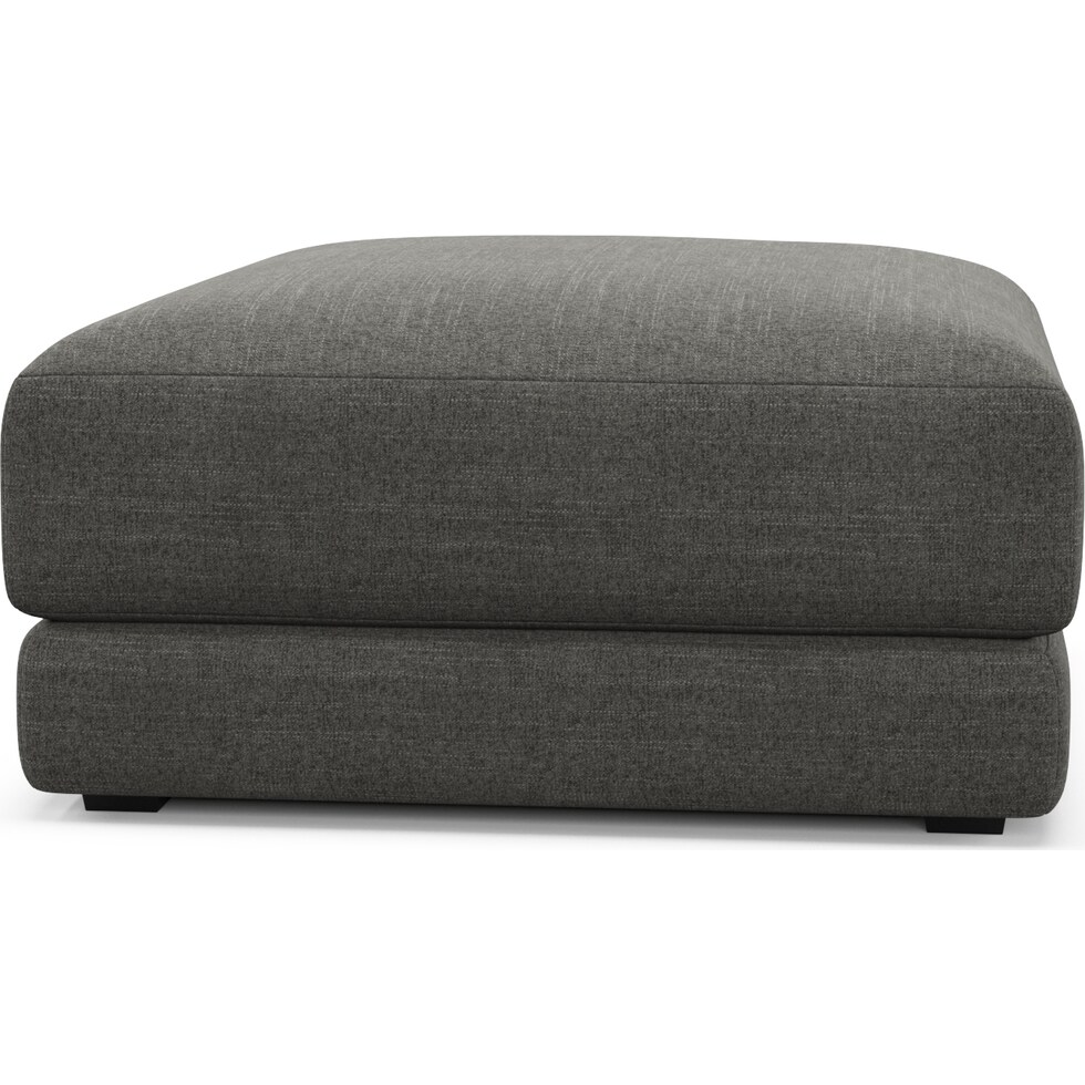 malibu gray ottoman   