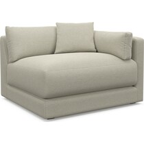 malibu gray right arm facing chair   