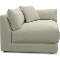 malibu gray right arm facing chair   