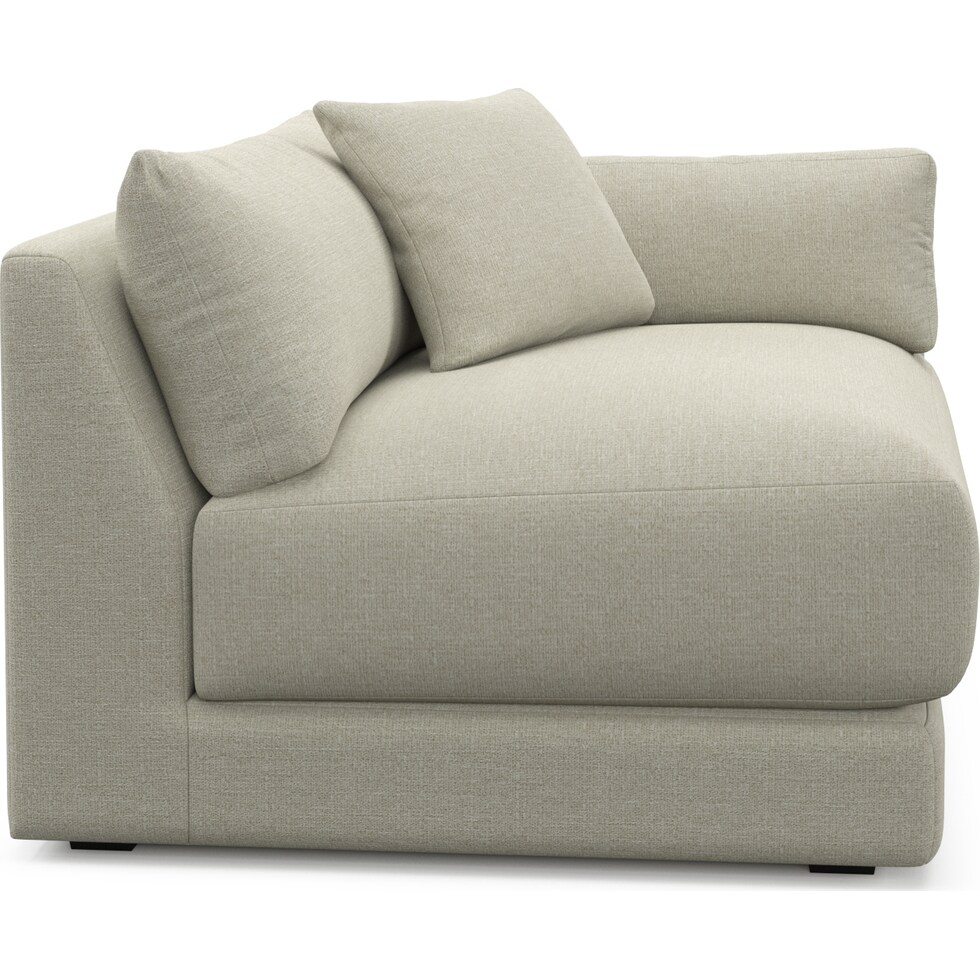 malibu gray right arm facing chair   