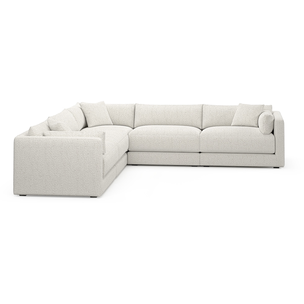 malibu gray sectional   
