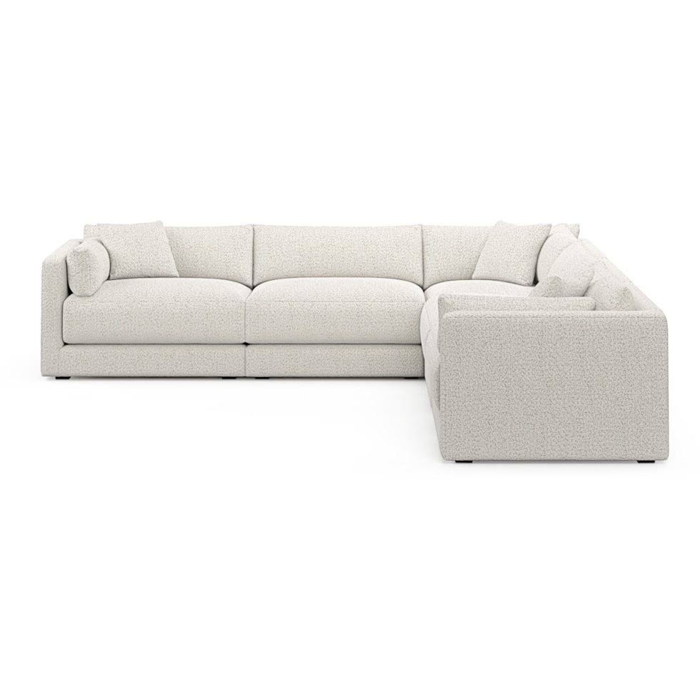 malibu gray sectional   