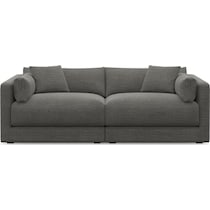 malibu gray sofa   