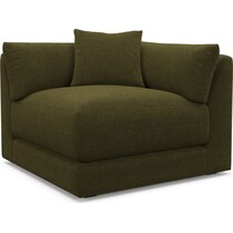 malibu green corner chair   