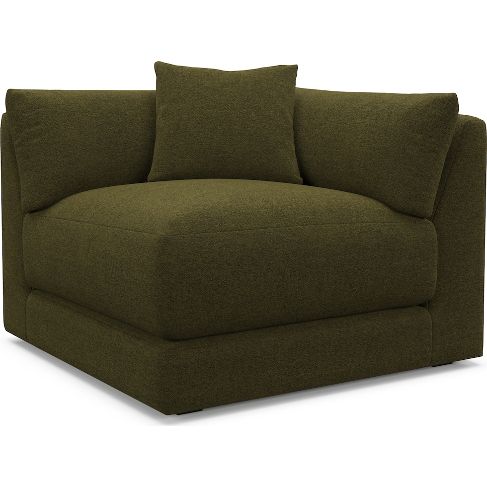 malibu green corner chair   