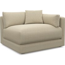 malibu light brown right arm facing chair   