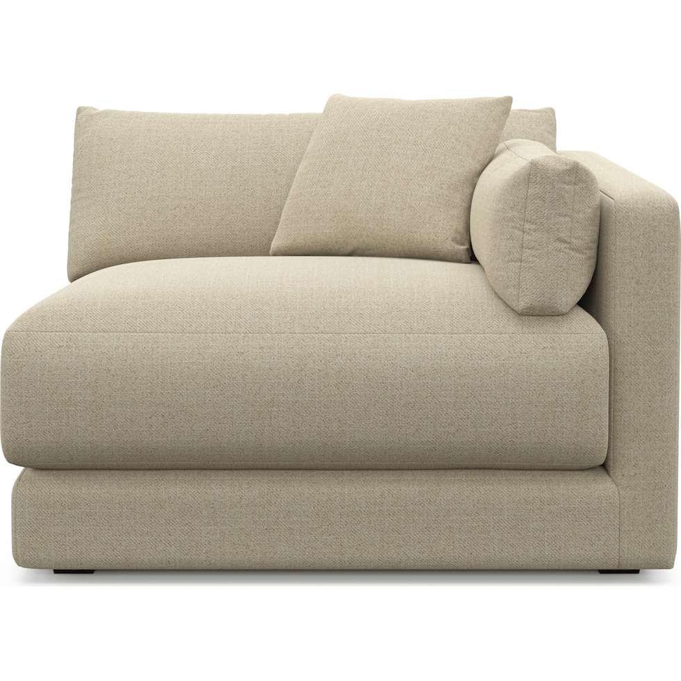 malibu light brown right arm facing chair   