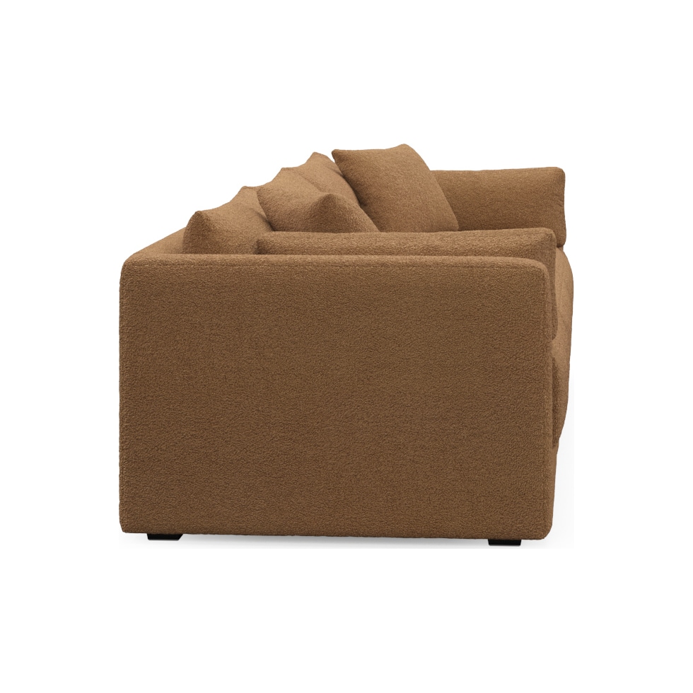 malibu light brown sofa   