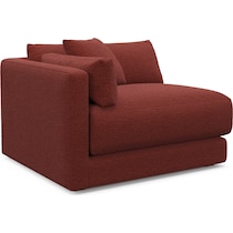 malibu red left arm facing chair   