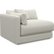malibu white left arm facing chair   