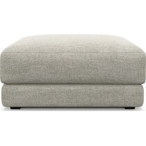 malibu white ottoman   