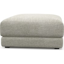malibu white ottoman   
