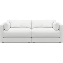 malibu white sofa   