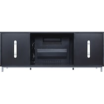 mallorie black fireplace tv stand   