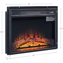 mallorie white fireplace tv stand   