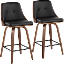 mally black counter height stool   