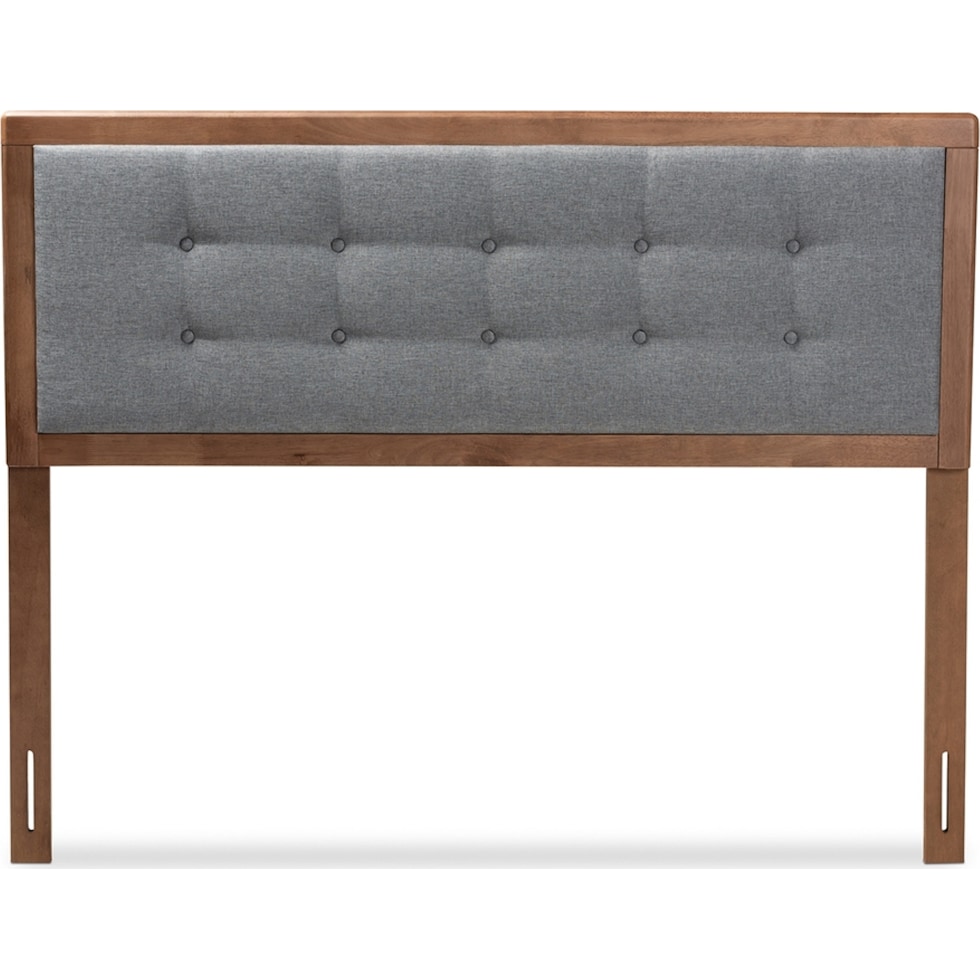 malmo gray full headboard   