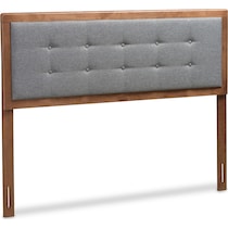 malmo gray king headboard   