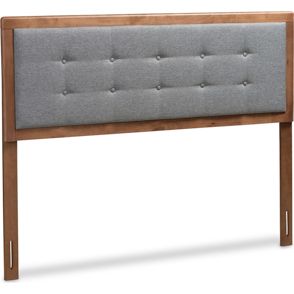 malmo gray king headboard   