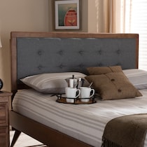 malmo gray king headboard   