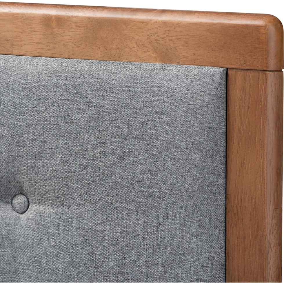 malmo gray king headboard   