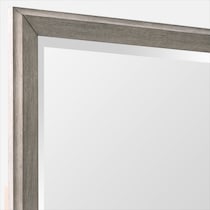 malone gray dresser and mirror   