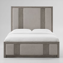 malone gray king bed   