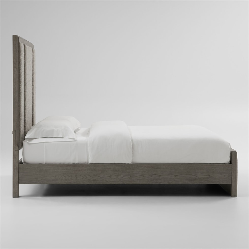 malone gray king bed   