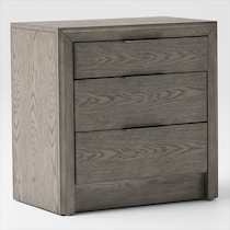 malone gray nightstand   