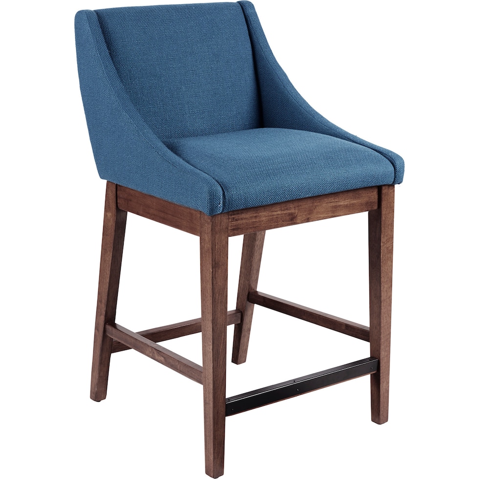 malte blue counter height stool   