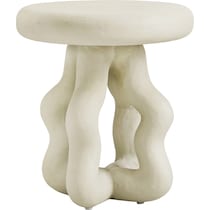 manasquan white side table   