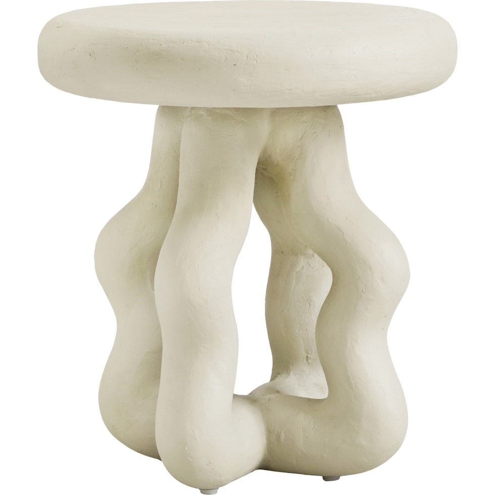 manasquan white side table   