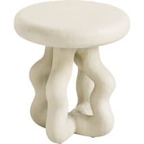 manasquan white side table   