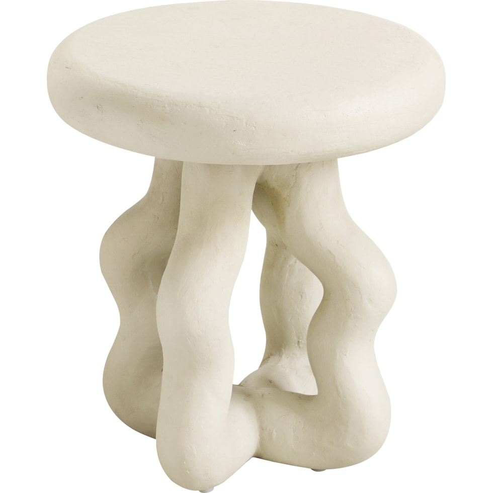 manasquan white side table   