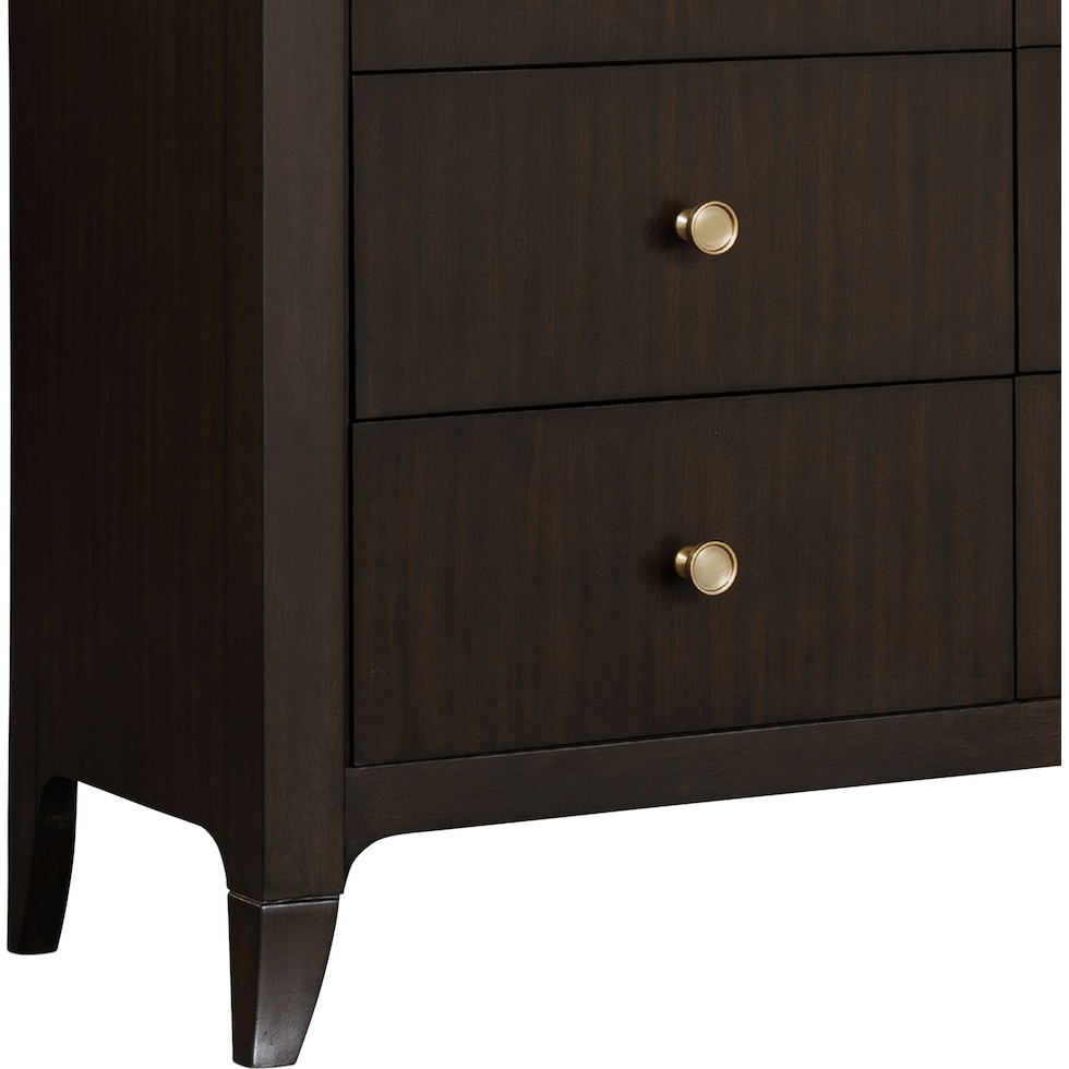 manhattan bedroom dark brown  pc queen bedroom   