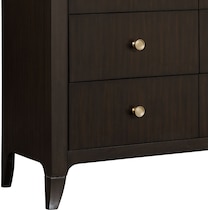 manhattan bedroom dark brown  pc queen bedroom   