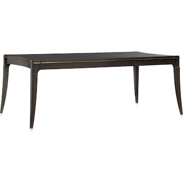 Manhattan Rectangular Dining Table with 6 Splat-Back Side Chairs