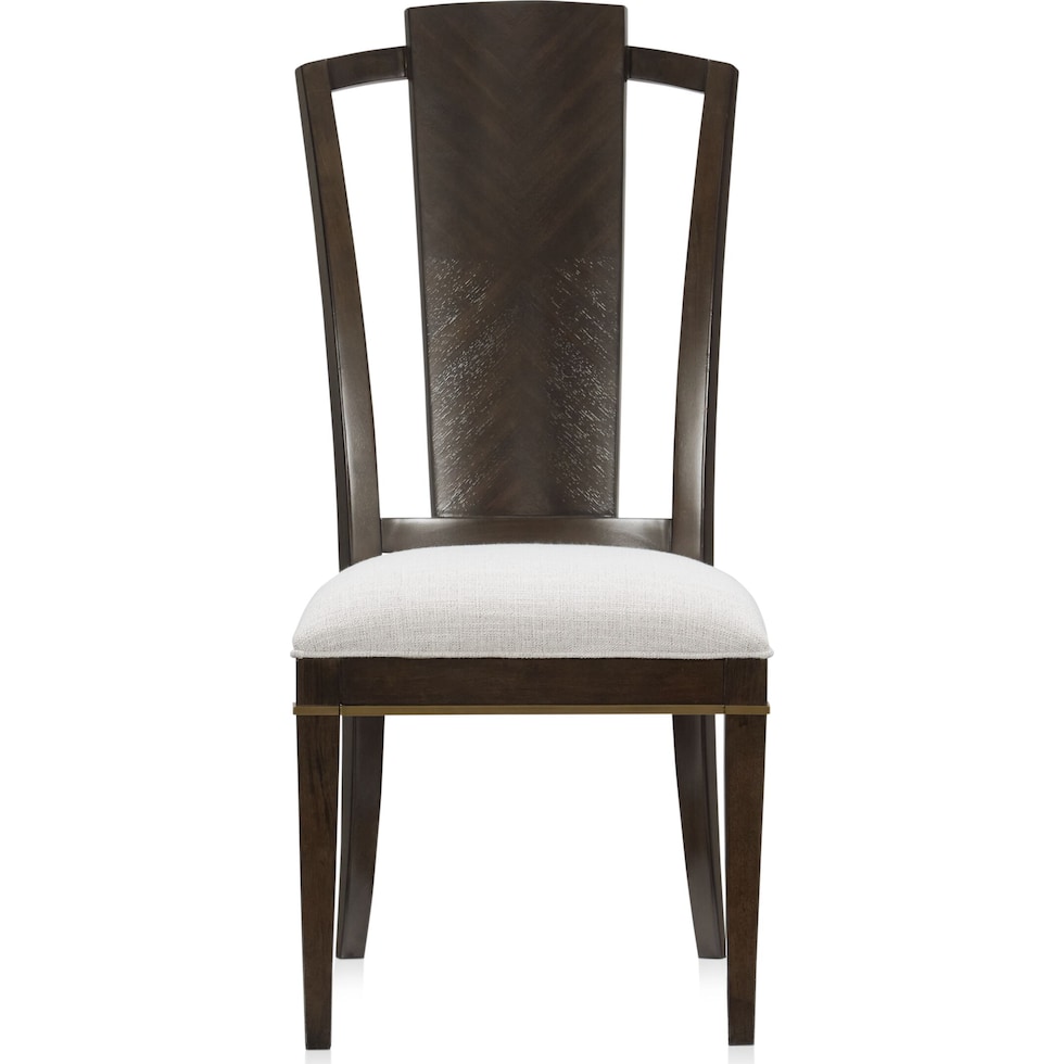 manhattan dining dark brown dining chair   