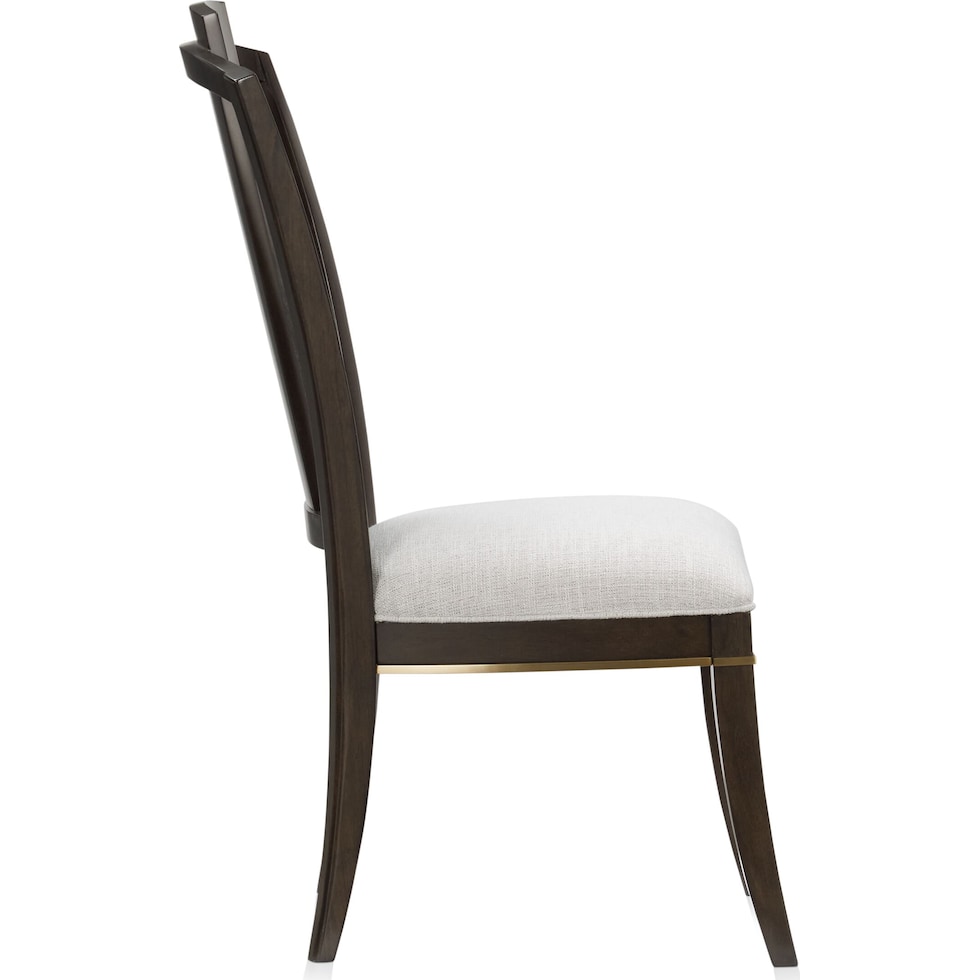 manhattan dining dark brown dining chair   