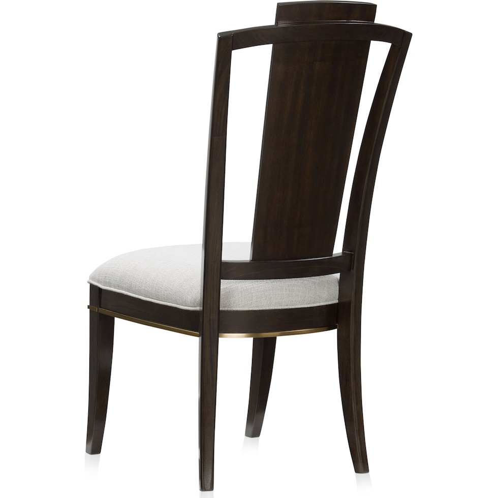 manhattan dining dark brown dining chair   